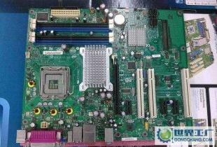 5针接口解析 英特尔DG965RY 965G工控主板，稳定支持E5300处理器